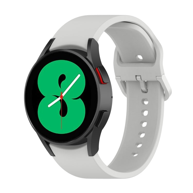Per Samsung Galaxy Watch 6/6 cinturino classico in silicone con fibbia tinta unita, L Size