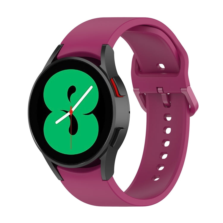 Per Samsung Galaxy Watch 6/6 cinturino classico in silicone con fibbia tinta unita, L Size