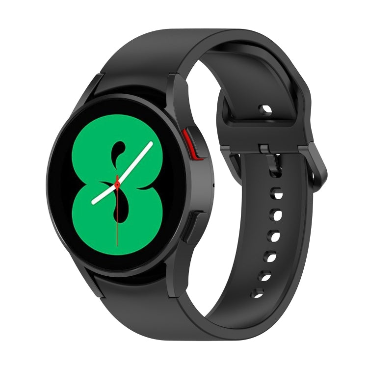 Per Samsung Galaxy Watch 6/6 cinturino classico in silicone con fibbia tinta unita, S Size