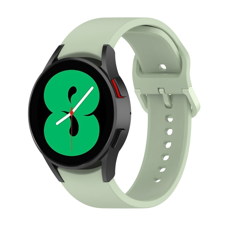 Per Samsung Galaxy Watch 6/6 cinturino classico in silicone con fibbia tinta unita, S Size