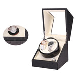 Agitatore automatico meccanico per orologio con motore elettrico a 5 ingranaggi, spina americana, 5 Gear, Ostrich Pattern, White, 5 Gear, Crocodile Pattern, White, 5 Gear, Ostrich Pattern, Black, 5 Gear, Crocodile Pattern, Black