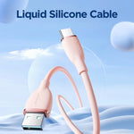 Cavo ricarica rapida USB a USB-C 3A 1,2 m in silicone