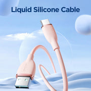 JOYROOM SA29-AC3 3A USB a USB-C/Type-C Cavo dati di ricarica rapida in silicone liquido, lunghezza: 1,2 m, USB to Type-C (1.2m)