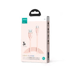 Cavo ricarica rapida USB a USB-C 3A 1,2 m in silicone