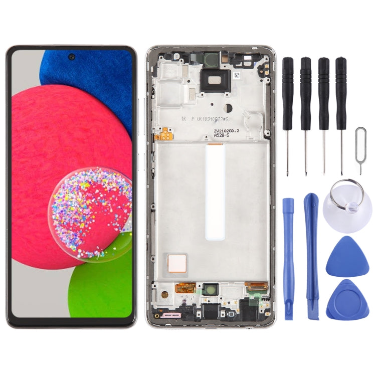 Digitalizzatore schermo LCD TFT Assemblaggio completo con telaio, non supporta l'identificazione delle impronte digitali, For Samsung Galaxy A34 5G SM-A346B, For Samsung Galaxy A54 5G SM-A546, For Samsung Galaxy A52S SM-A528B