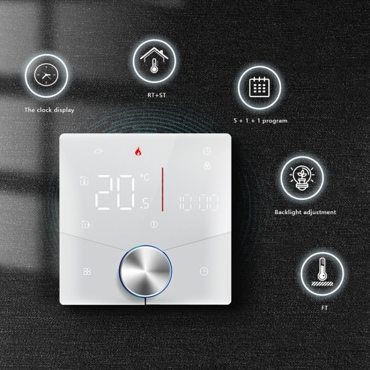 Termostato LED per la casa intelligente, BHT-009GALW Water Heating WiFi, BHT-009GBLW Electric Heating WiFi, BHT-009GCLW Boiler Heating WiFi