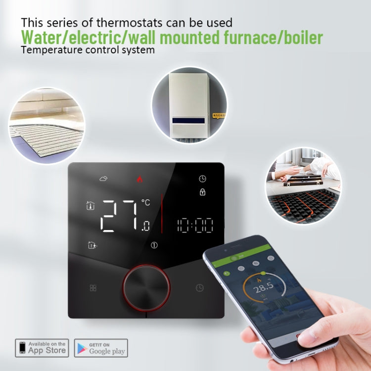Termostato LED per la casa intelligente, BHT-009GALW Water Heating WiFi, BHT-009GBLW Electric Heating WiFi, BHT-009GCLW Boiler Heating WiFi