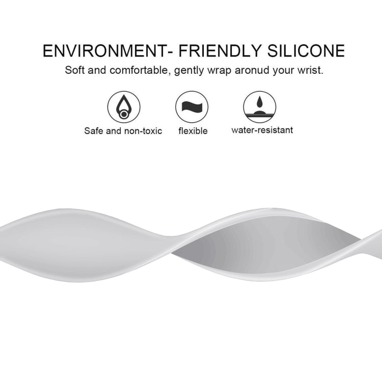 Per Apple Watch Series 5 e 4 40mm / 3 e 2 e 1 38mm cinturino da polso di ricambio in silicone elastico tinta unita, S 130mm, Size:S 130mm, M 143mm