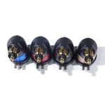 Caricatore a gomito per motocicletta speciale con spina europea tedesca Caricatore doppio voltmetro USB 4.2A, Black, Blue, Red, Gold