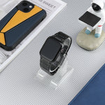 Cinturino per orologio in acciaio al titanio con fibbia tartarugata a cinque perline, For Apple Watch Ultra 49mm, For Apple Watch SE 2023 44mm, For Apple Watch Ultra 2 49mm, For Apple Watch Series 9 45mm, For Apple Watch SE 2022 44mm                   ...