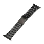 Cinturino per orologio in acciaio al titanio con fibbia tartarugata a cinque perline, For Apple Watch Ultra 49mm, For Apple Watch SE 2023 44mm, For Apple Watch Ultra 2 49mm, For Apple Watch Series 9 45mm, For Apple Watch SE 2022 44mm                   ...