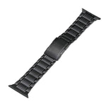 Cinturino per orologio in acciaio al titanio con fibbia tartarugata a cinque perline, For Apple Watch Series 6 44mm, For Apple Watch Series 5 44mm, For Apple Watch Series 4 44mm, For Apple Watch 42mm, For Apple Watch Series 3 42mm                      ...