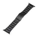 Cinturino per orologio in acciaio al titanio con fibbia tartarugata a cinque perline, For Apple Watch Ultra 49mm, For Apple Watch SE 2023 44mm, For Apple Watch Ultra 2 49mm, For Apple Watch Series 9 45mm, For Apple Watch SE 2022 44mm                   ...