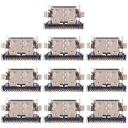 10 charging port connectors, For Samsung Galaxy Tab S8 Ultra SM-X900, For Samsung Galaxy Tab S8+ SM-X800/X806, For Samsung Galaxy Tab S8 SM-X700/X706, For Samsung Galaxy Tab A8 10.5 2021, For Samsung Galaxy Tab S7 FE SM-T730