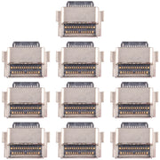 10 charging port connectors, For Samsung Galaxy Tab S8 Ultra SM-X900, For Samsung Galaxy Tab S8+ SM-X800/X806, For Samsung Galaxy Tab S8 SM-X700/X706, For Samsung Galaxy Tab A8 10.5 2021, For Samsung Galaxy Tab S7 FE SM-T730