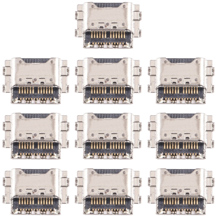 10 charging port connectors, For Samsung Galaxy Tab S8 Ultra SM-X900, For Samsung Galaxy Tab S8+ SM-X800/X806, For Samsung Galaxy Tab S8 SM-X700/X706, For Samsung Galaxy Tab A8 10.5 2021, For Samsung Galaxy Tab S7 FE SM-T730