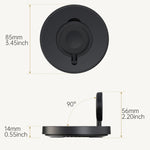 Per Apple Watch V17A Caricabatterie wireless magnetico pieghevole, For Apple Watch