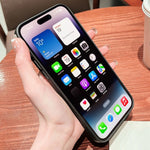 Custodia per telefono in vetro antiurto con motivo a mattoncini colorati, For iPhone 6s / 6