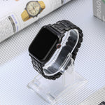 Cinturino in acciaio al titanio con cinque perline, For Apple Watch Series 6 44mm, For Apple Watch Series 5 44mm, For Apple Watch Series 5 40mm, For Apple Watch Series 4 44mm, For Apple Watch 42mm, For Apple Watch Series 3 38mm, For Apple Watch 38mm   ...