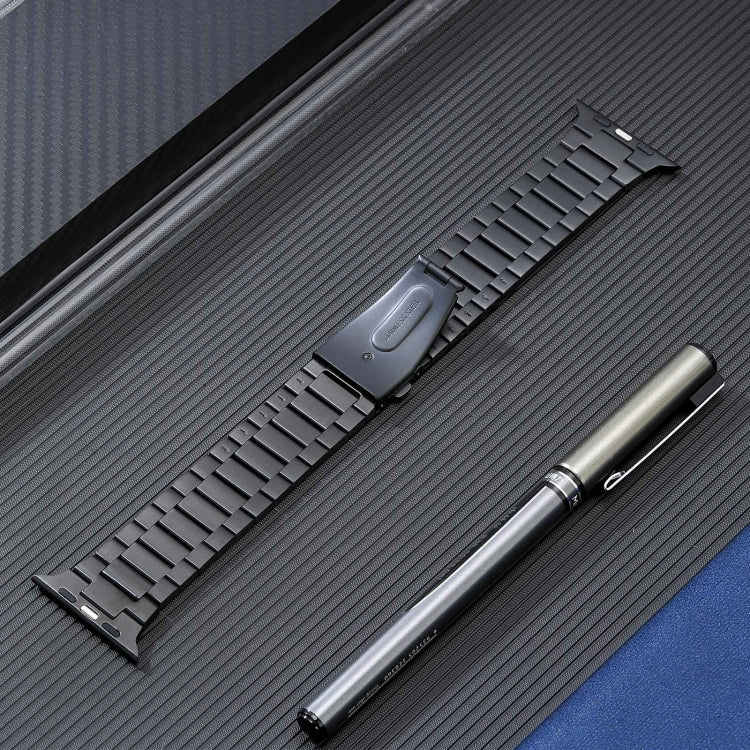 Cinturino per orologio in acciaio inossidabile con fibbia piatta, For Apple Watch Series 2 42mm, For Apple Watch Series 2 38mm
