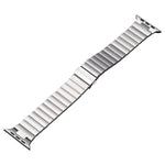 Cinturino per orologio in acciaio inossidabile con fibbia piatta, For Apple Watch Ultra 49mm, For Apple Watch SE 2023 44mm, For Apple Watch SE 2023 40mm, For Apple Watch Ultra 2 49mm, For Apple Watch SE 2022 40mm, For Apple Watch Series 9 45mm         ...