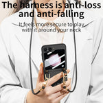 Custodia per telefono PC ultrasottile a tracolla GKK con cinturino, For Samsung Galaxy Z Flip5
