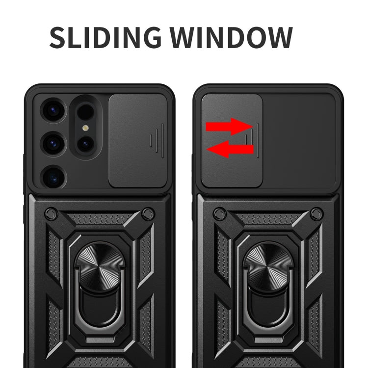 Cover con fotocamera scorrevole per Samsung Galaxy S24 Ultra