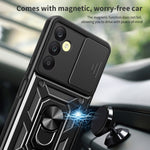 Cover con fotocamera scorrevole per Samsung Galaxy S23 FE 5G