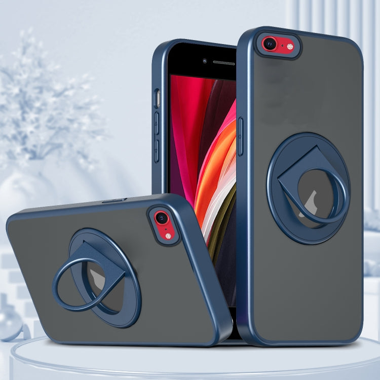 Custodia per telefono con supporto magnetico ad anello rotante, For iPhone 14 Pro, For iPhone 14 Pro Max, For iPhone SE 2022 / SE 2020 / 8, For iPhone 13 Pro Max, For iPhone 13 Pro, For iPhone 13