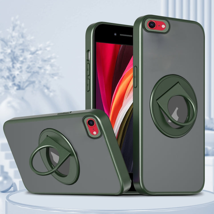 Custodia per telefono con supporto magnetico ad anello rotante, For iPhone 14 Pro, For iPhone 14 Pro Max, For iPhone SE 2022 / SE 2020 / 8, For iPhone 13 Pro Max, For iPhone 13 Pro, For iPhone 13