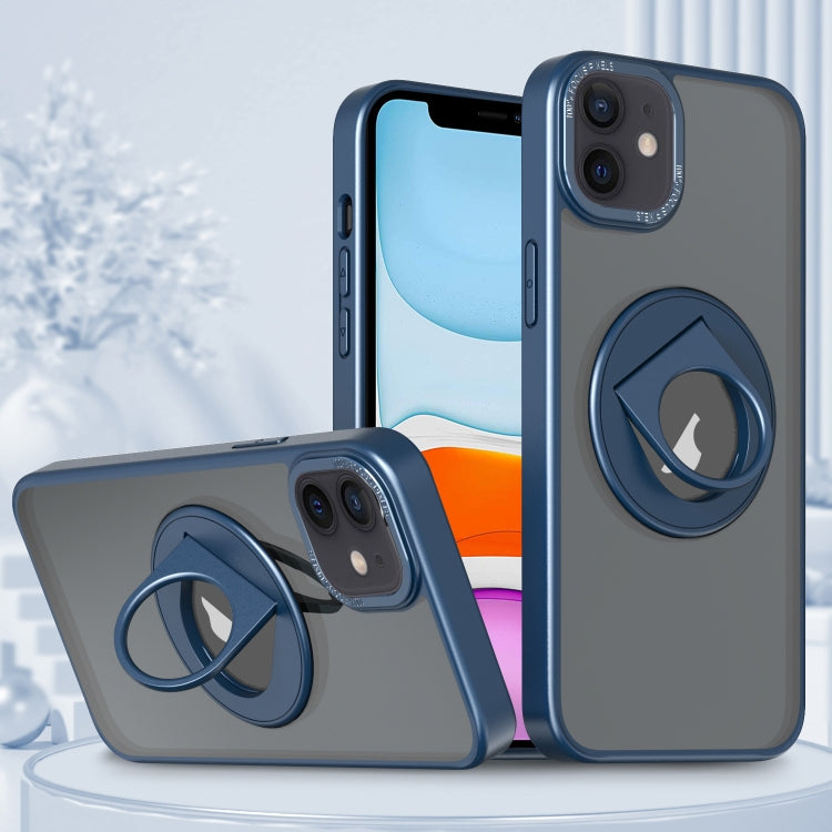 Custodia per telefono con supporto magnetico ad anello rotante, For iPhone 12 / 12 Pro, For iPhone 12 Pro Max, For iPhone 11 Pro Max, For iPhone 11, For iPhone 11 Pro, For iPhone XS / X