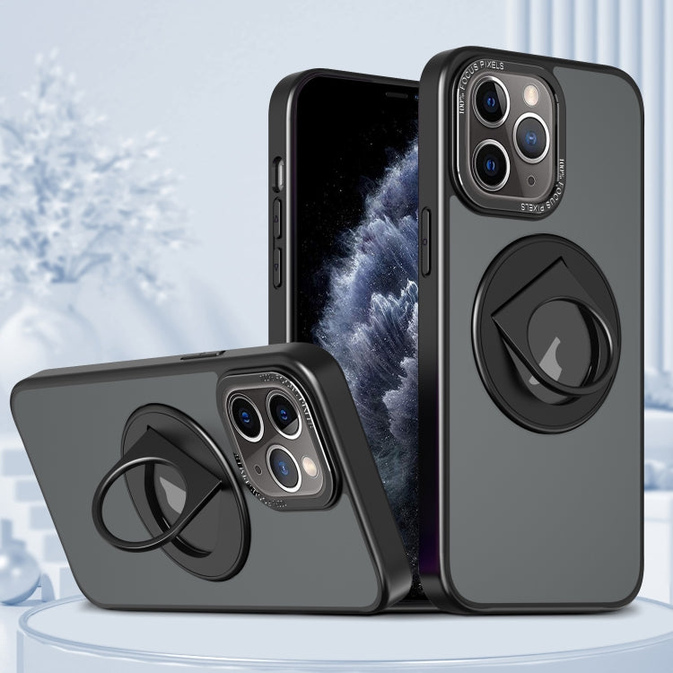 Custodia per telefono con supporto magnetico ad anello rotante, For iPhone 12 / 12 Pro, For iPhone 12 Pro Max, For iPhone 11 Pro Max, For iPhone 11, For iPhone 11 Pro, For iPhone XS / X