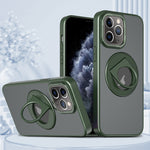 Custodia per telefono con supporto magnetico ad anello rotante, For iPhone 12 / 12 Pro, For iPhone 12 Pro Max, For iPhone 11 Pro Max, For iPhone 11, For iPhone 11 Pro, For iPhone XS / X