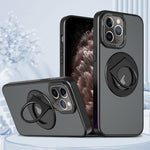 Custodia per telefono con supporto magnetico ad anello rotante, For iPhone 12 / 12 Pro, For iPhone 12 Pro Max, For iPhone 11 Pro Max, For iPhone 11, For iPhone 11 Pro, For iPhone XS / X