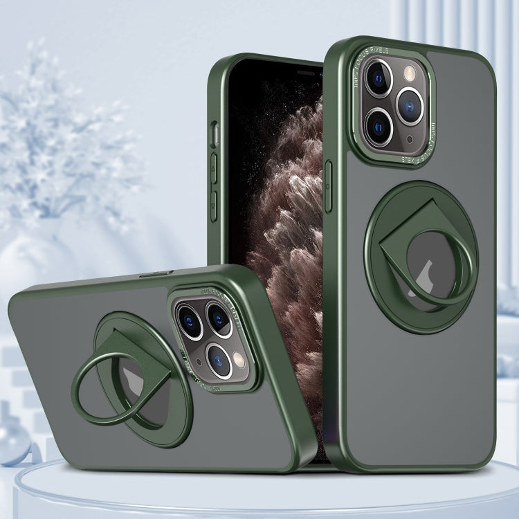 Custodia per telefono con supporto magnetico ad anello rotante, For iPhone 12 / 12 Pro, For iPhone 12 Pro Max, For iPhone 11 Pro Max, For iPhone 11, For iPhone 11 Pro, For iPhone XS / X