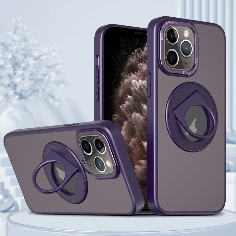 Custodia per telefono con supporto magnetico ad anello rotante, For iPhone 12 / 12 Pro, For iPhone 12 Pro Max, For iPhone 11 Pro Max, For iPhone 11, For iPhone 11 Pro, For iPhone XS / X