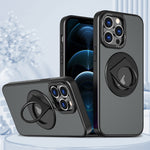 Custodia per telefono con supporto magnetico ad anello rotante, For iPhone 12 / 12 Pro, For iPhone 12 Pro Max, For iPhone 11 Pro Max, For iPhone 11, For iPhone 11 Pro, For iPhone XS / X