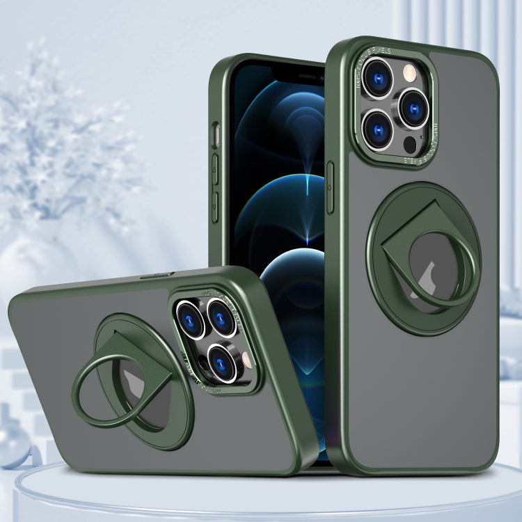 Custodia per telefono con supporto magnetico ad anello rotante, For iPhone 12 / 12 Pro, For iPhone 12 Pro Max, For iPhone 11 Pro Max, For iPhone 11, For iPhone 11 Pro, For iPhone XS / X