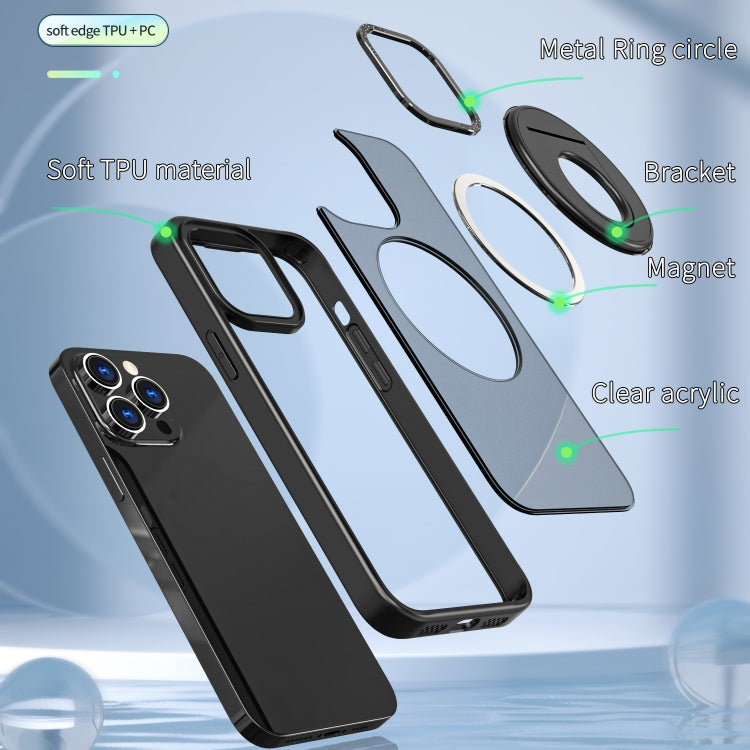 Custodia per telefono con supporto magnetico ad anello rotante, For iPhone 12 / 12 Pro, For iPhone 12 Pro Max, For iPhone 11 Pro Max, For iPhone 11, For iPhone 11 Pro, For iPhone XS / X