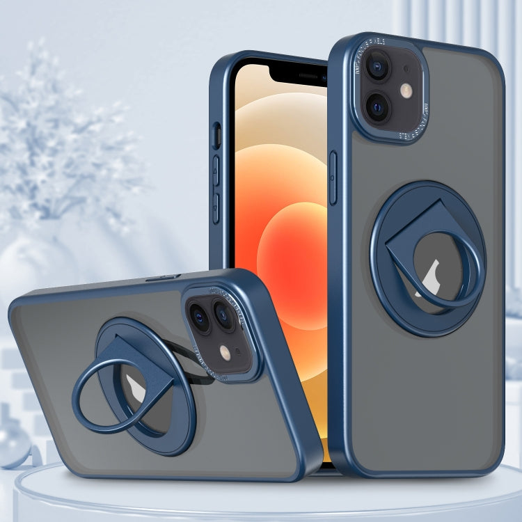 Custodia per telefono con supporto magnetico ad anello rotante, For iPhone 12 / 12 Pro, For iPhone 12 Pro Max, For iPhone 11 Pro Max, For iPhone 11, For iPhone 11 Pro, For iPhone XS / X