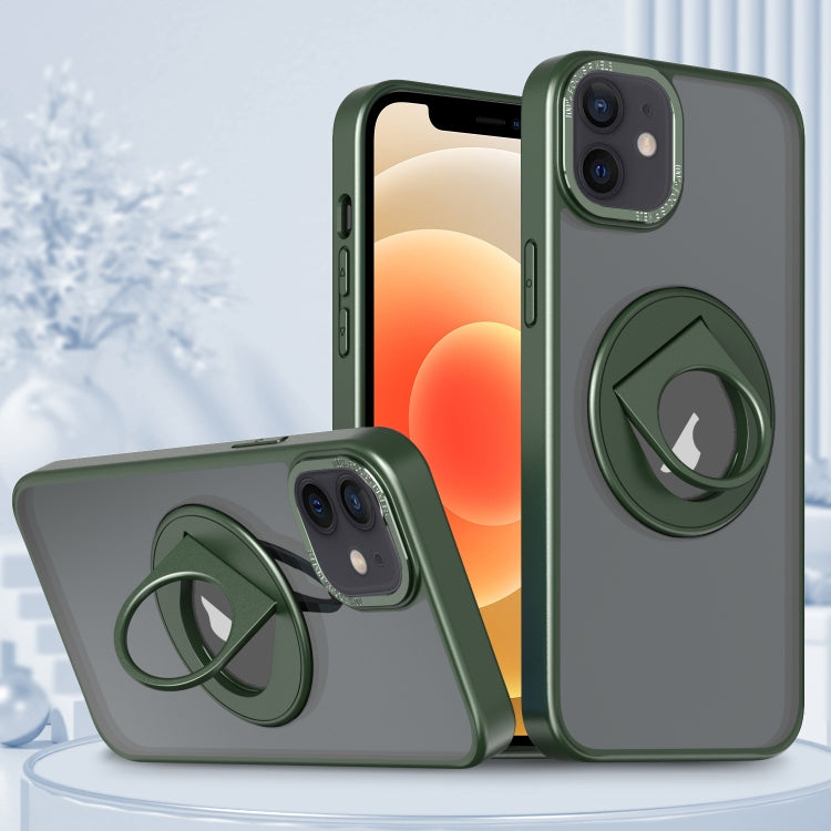 Custodia per telefono con supporto magnetico ad anello rotante, For iPhone 12 / 12 Pro, For iPhone 12 Pro Max, For iPhone 11 Pro Max, For iPhone 11, For iPhone 11 Pro, For iPhone XS / X