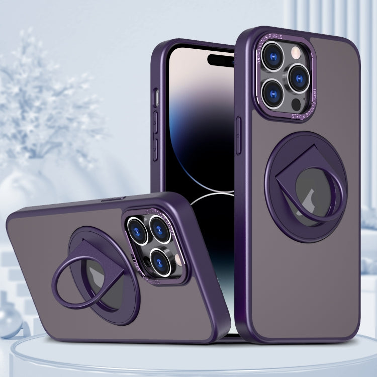 Custodia per telefono con supporto magnetico ad anello rotante, For iPhone 14 Pro, For iPhone 14 Pro Max, For iPhone SE 2022 / SE 2020 / 8, For iPhone 13 Pro Max, For iPhone 13 Pro, For iPhone 13