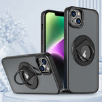 Custodia per telefono con supporto magnetico ad anello rotante, For iPhone 15 Pro Max, For iPhone 15 Pro, For iPhone 15 Plus, For iPhone 15, For iPhone 14 Plus, For iPhone 14