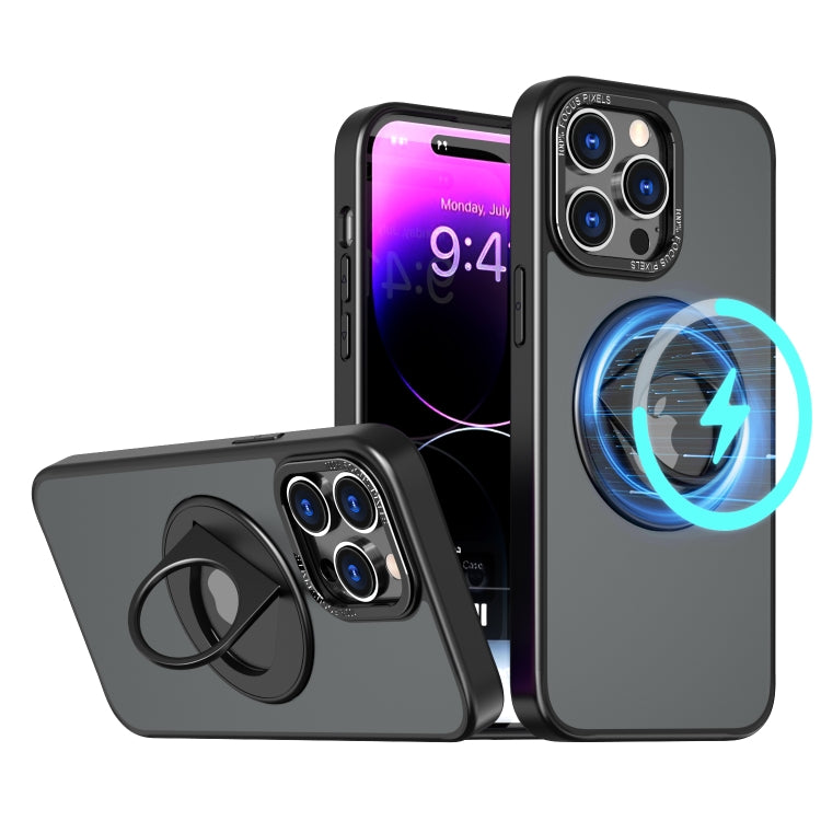 Custodia per telefono con supporto magnetico ad anello rotante, For iPhone 15 Pro Max, For iPhone 15 Pro, For iPhone 15 Plus, For iPhone 15, For iPhone 14 Plus, For iPhone 14