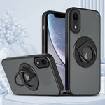 Custodia per telefono con supporto magnetico ad anello rotante, For iPhone XR, For iPhone XS Max, For iPhone 8 Plus / 7 Plus