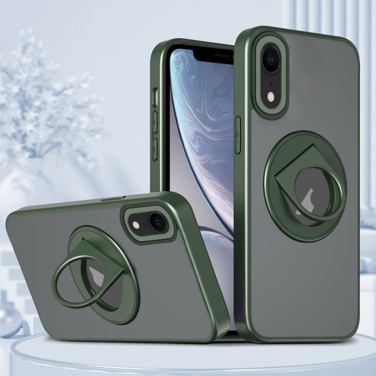 Custodia per telefono con supporto magnetico ad anello rotante, For iPhone XR, For iPhone XS Max, For iPhone 8 Plus / 7 Plus
