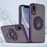 Custodia per telefono con supporto magnetico ad anello rotante, For iPhone XR, For iPhone XS Max, For iPhone 8 Plus / 7 Plus