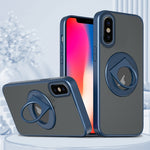 Custodia per telefono con supporto magnetico ad anello rotante, For iPhone 12 / 12 Pro, For iPhone 12 Pro Max, For iPhone 11 Pro Max, For iPhone 11, For iPhone 11 Pro, For iPhone XS / X