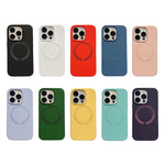 Custodia magnetica per telefono in silicone Magsafe, For iPhone 16 Pro Max, For iPhone 16 Pro, For iPhone 16 Plus, For iPhone 16, For iPhone 15 Pro Max, For iPhone 15 Pro, For iPhone 15 Plus, For iPhone 15