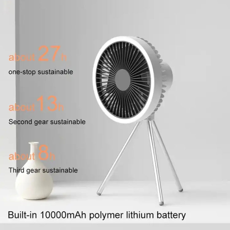 Power bank 10000mAh con luce verticale e ventilatore